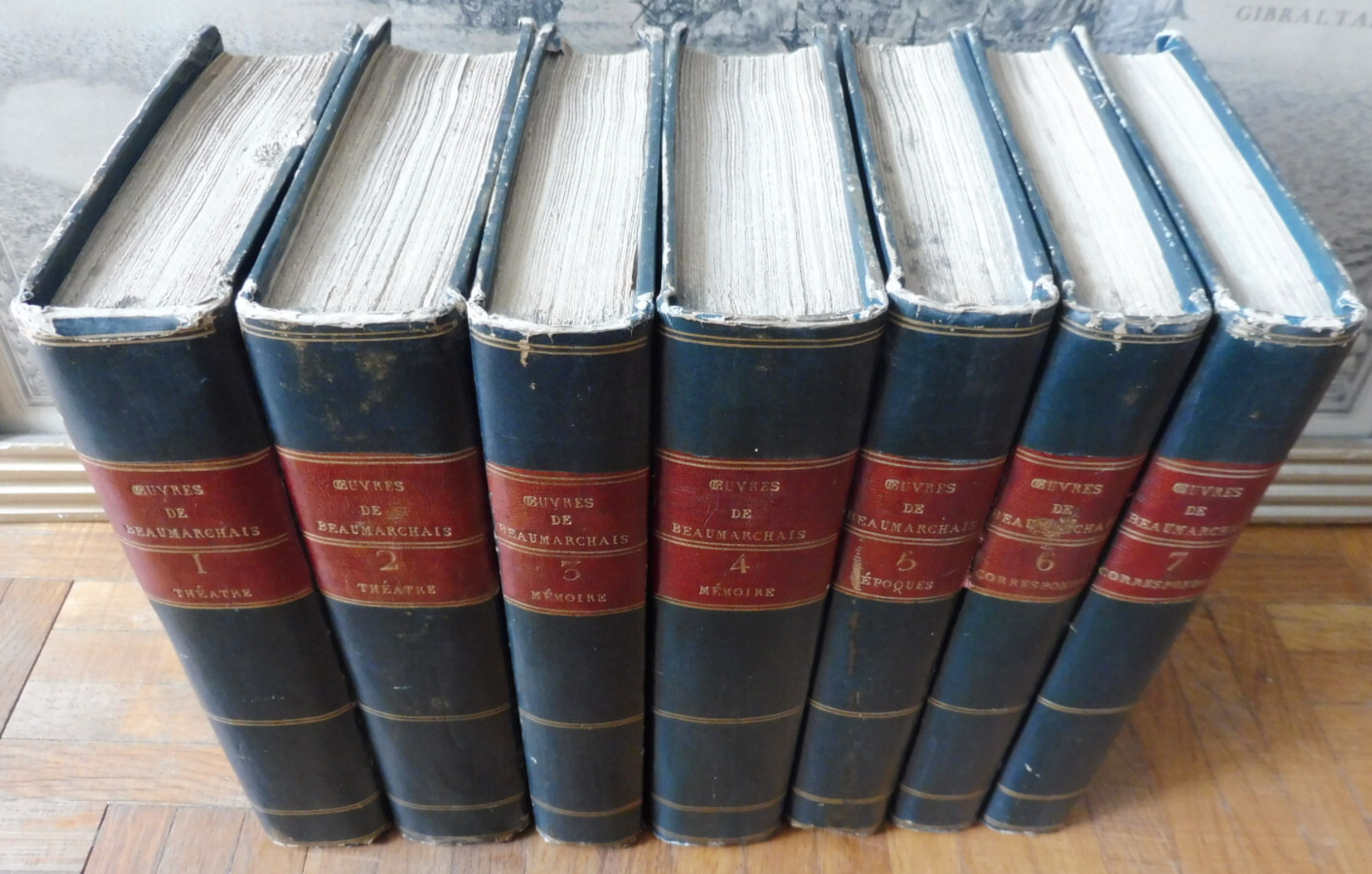 Oeuvres de Beaumarchais 1809 7 vol.