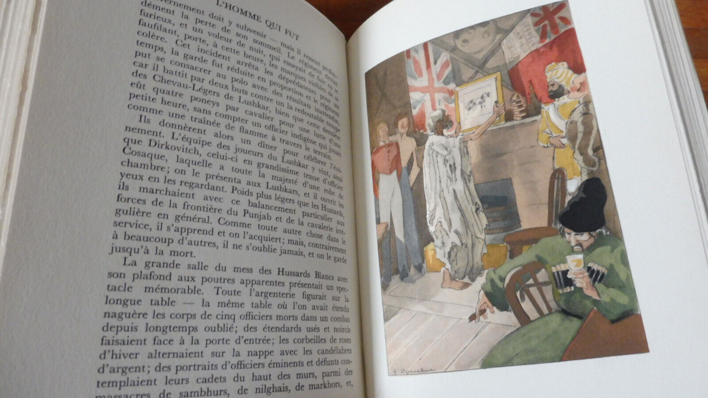 L'Homme qui voulut être roi (Kipling) 1938 illus. Touchet