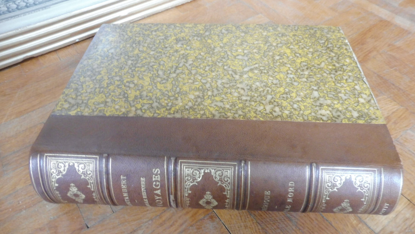 Nouvelle histoire des voyages. Amérique. Pôle Nord (Cortambert) s.d.illus. Sahib
