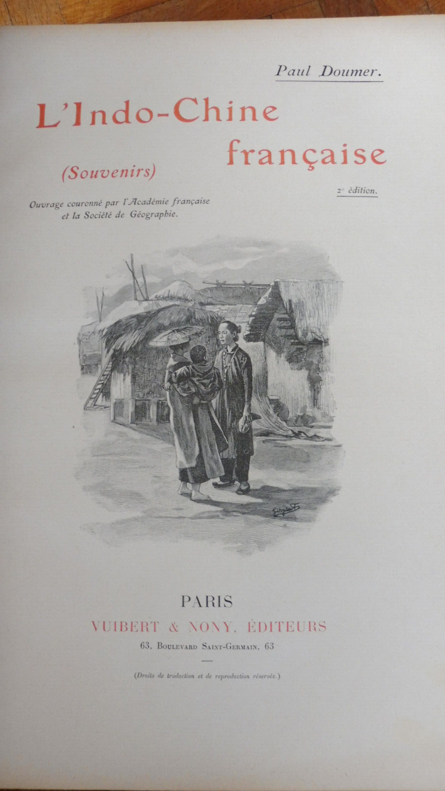 L'Indochine Française. Souvenirs (Paul Doumer) 1903