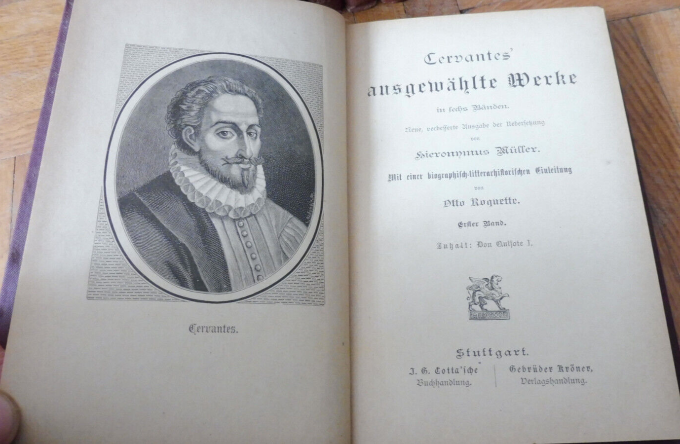 Cervantes ausgewählte Werke (Cervantes) 6 vol.