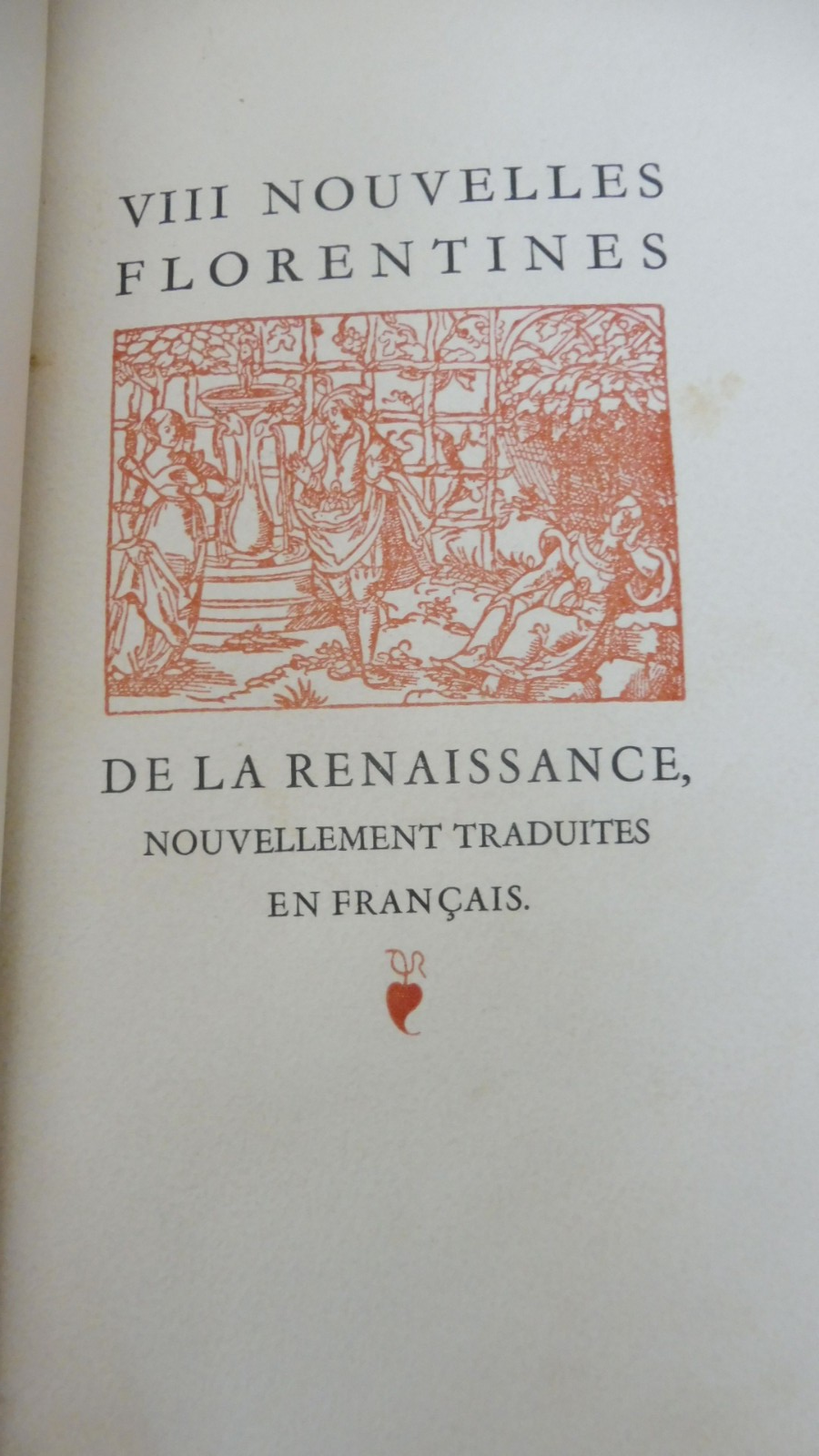 8 nouvelles florentines de la Renaissance (Jacques Haumont dir.) 1953