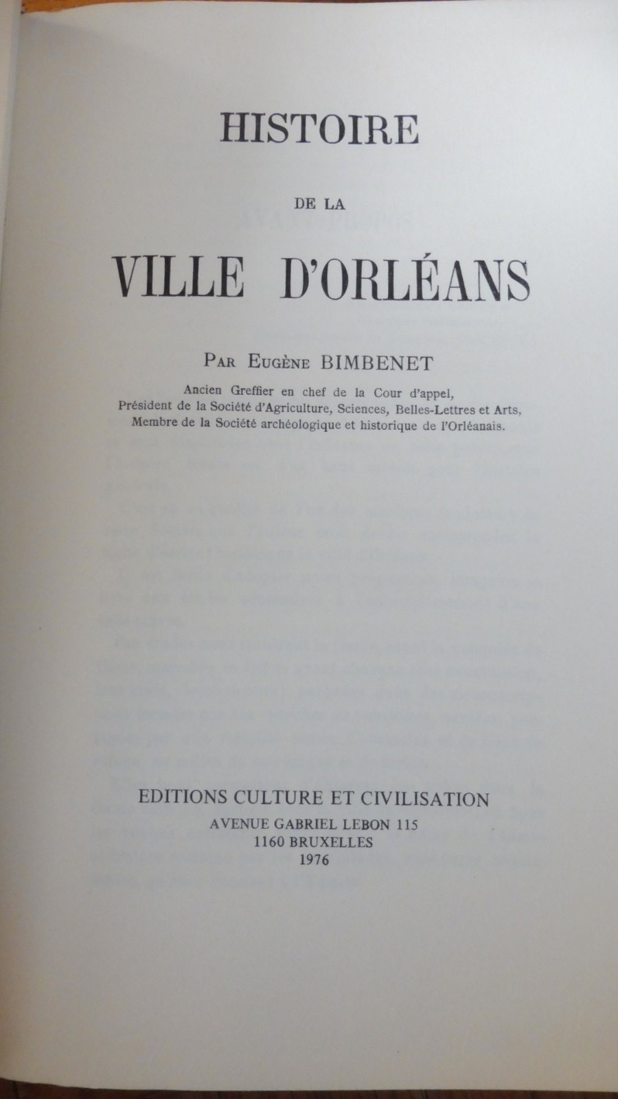 Histoire de la ville d'Orléans (E. Bimbenet) 1976 5-5
