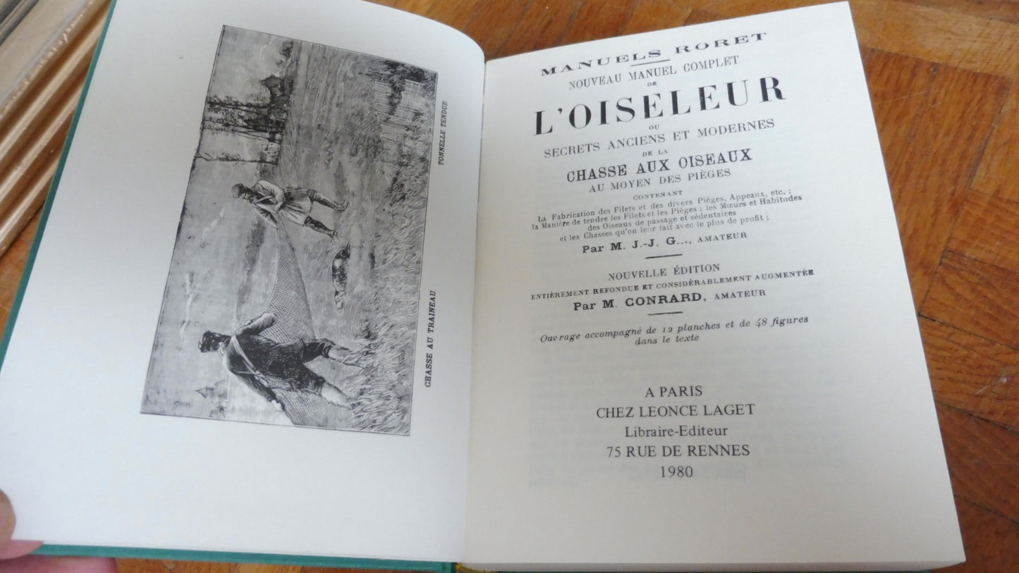 Manuel de l'oiseleur (Conrard) 1980 RORET