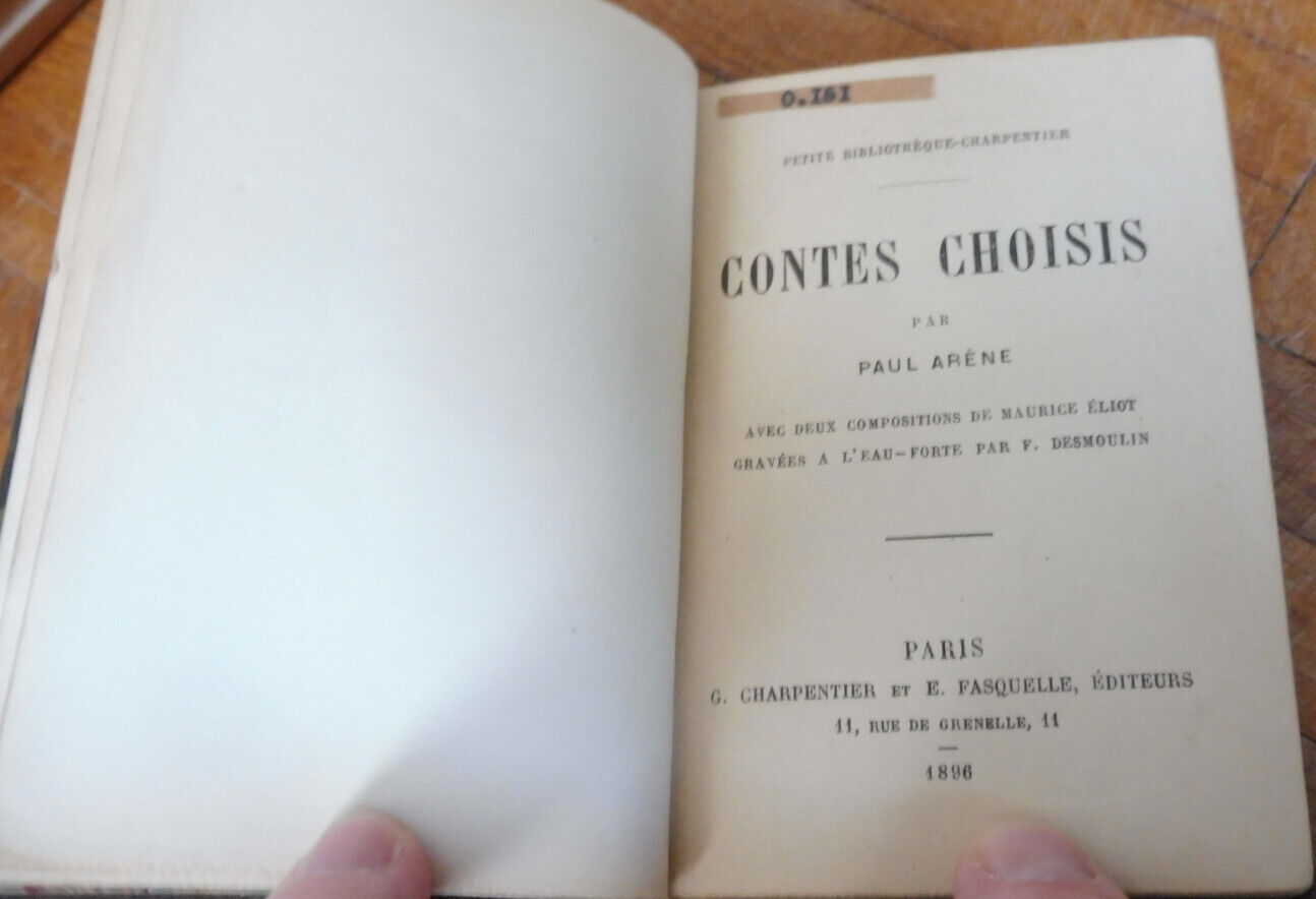 Contes choisis de Paul Arène 1869