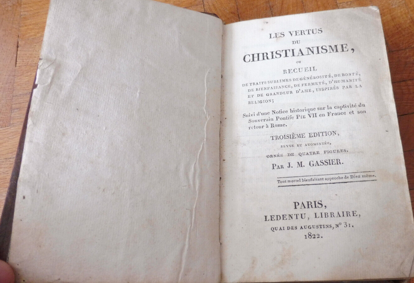 Les Vertus du Christianisme (Gassier) 1822