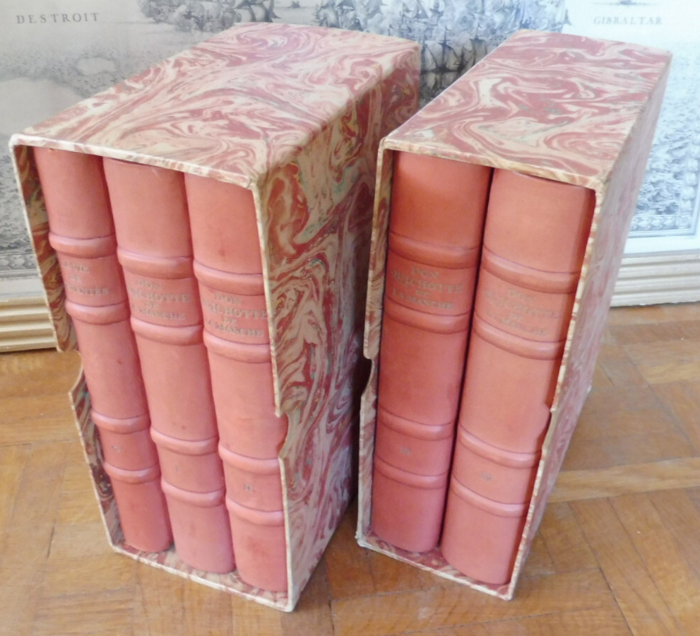 Don Quichotte (Cervantès) 1935 illus. Berthold Mann 5 vol.