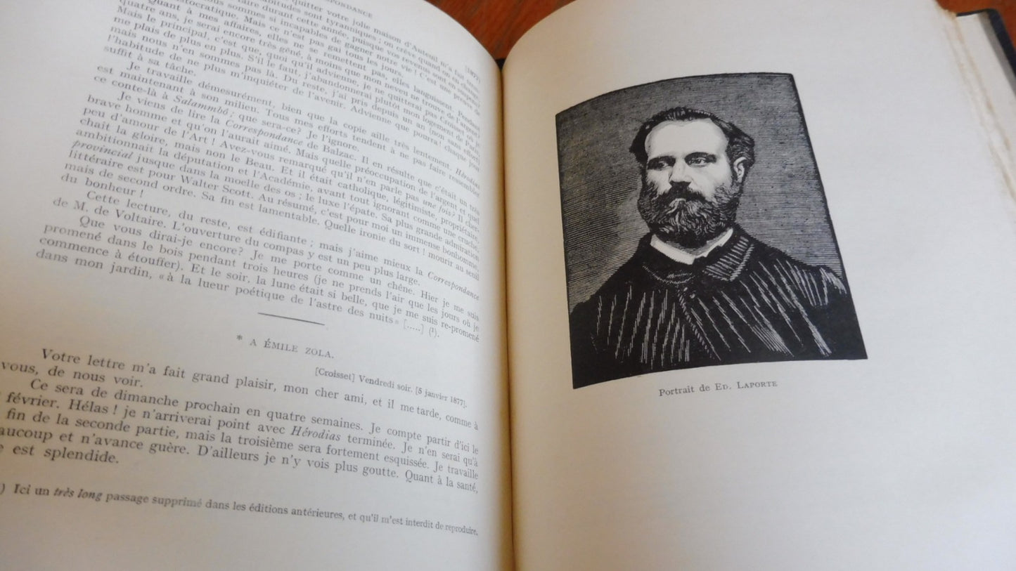Correspondance de Gustave Flaubert 1928 illus. Ouvré 3/3