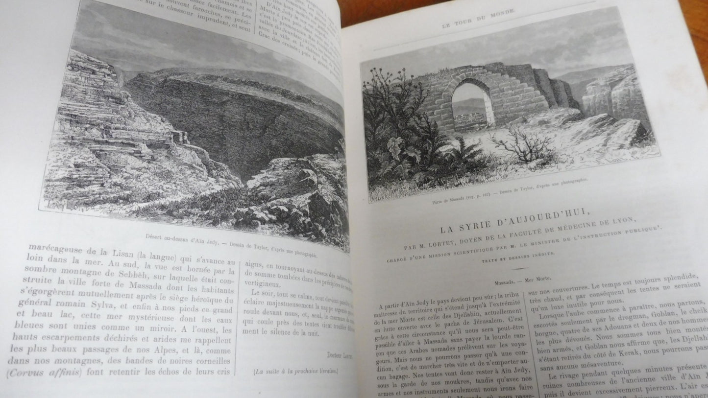 Le Tour du monde. Année 1882 (E. Charton) 1882 SYRIE, VENEZUELA, CHINE, NIGER...