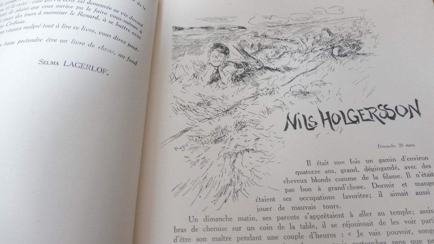 Le Voyage de Nils Holgersson (Selma Lagerlöf) 1930 illus. Reboussin