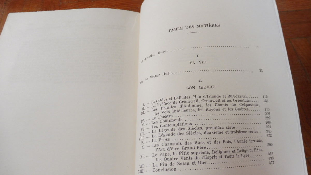Victor Hugo. Sa vie. Son oeuvre (Fernand Gregh) 1954 ENVOI EO