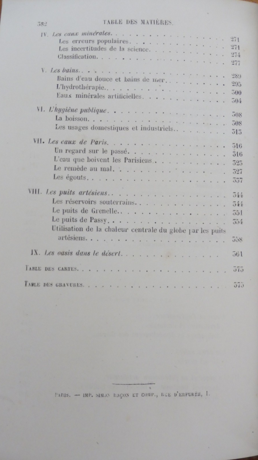 L'eau (Gaston Tissandier) 1867