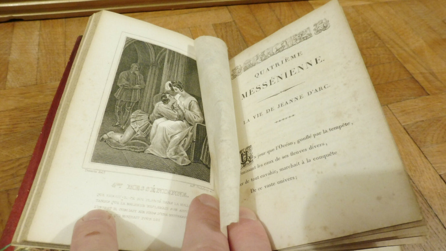 Messéniennes et poésies (Casimir Delavigne) 1826 2 tomes en 1 vol.