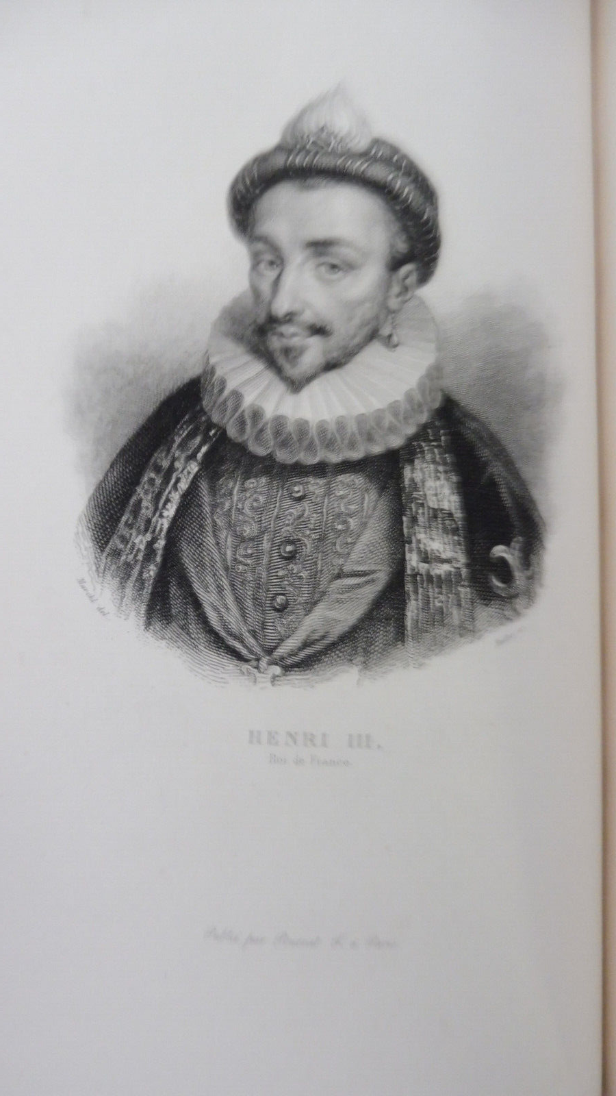 Paris illustrations. Album de gravures (Chateaubriand, Béranger...) 1858