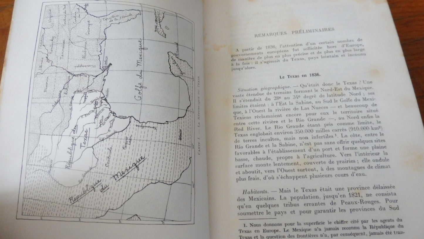Négociations de la République du Texas en Europe. 1837-45 (M. K. Chase) 1932 ENVOI