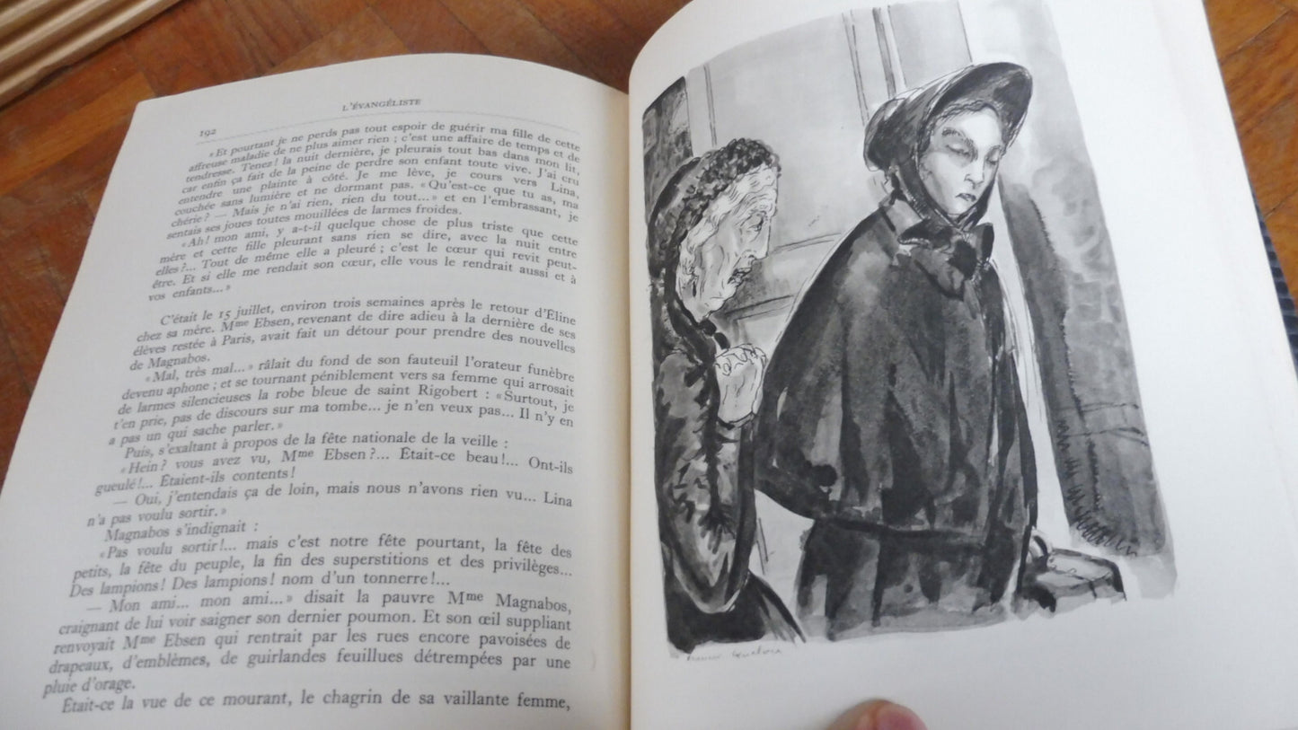 Nouma Roumestan + L'Evangéliste (Alphonse Daudet) 1929 illus. Quelvée & Alix