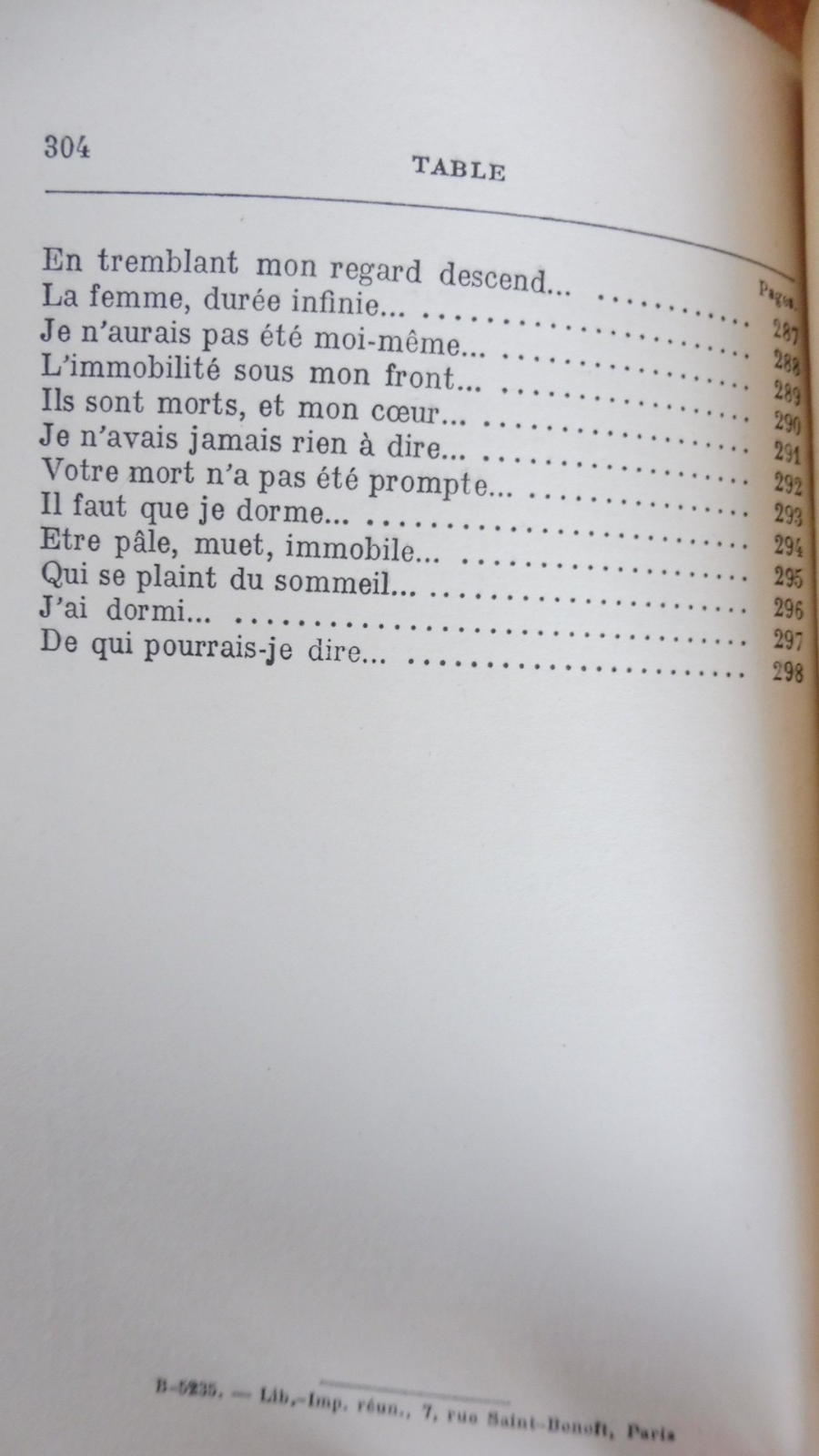 Choix de poésies de la Comtesse De Noailles 1930 EO VELIN