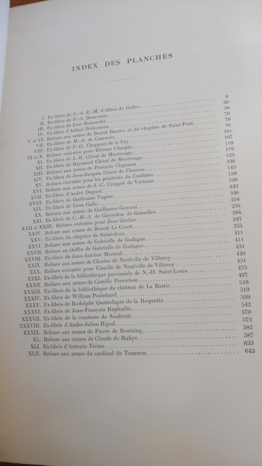 Armorial des bibliophiles de Lyonnais, Forez... (Poidebard et alii.) 1907