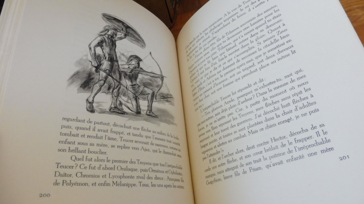 L'Iliade et l'Odyssée (Homère) s.d. illus. Berthold Mahn