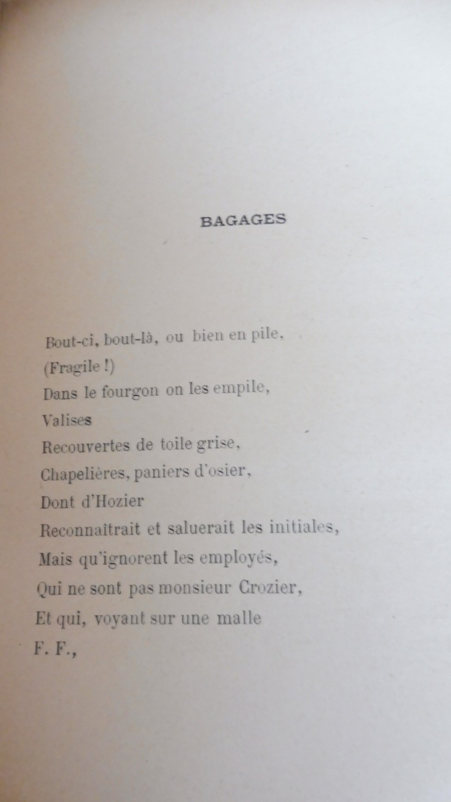 Les Chansons des trains et des gares (Franc Nohain) 1899 ENVOI