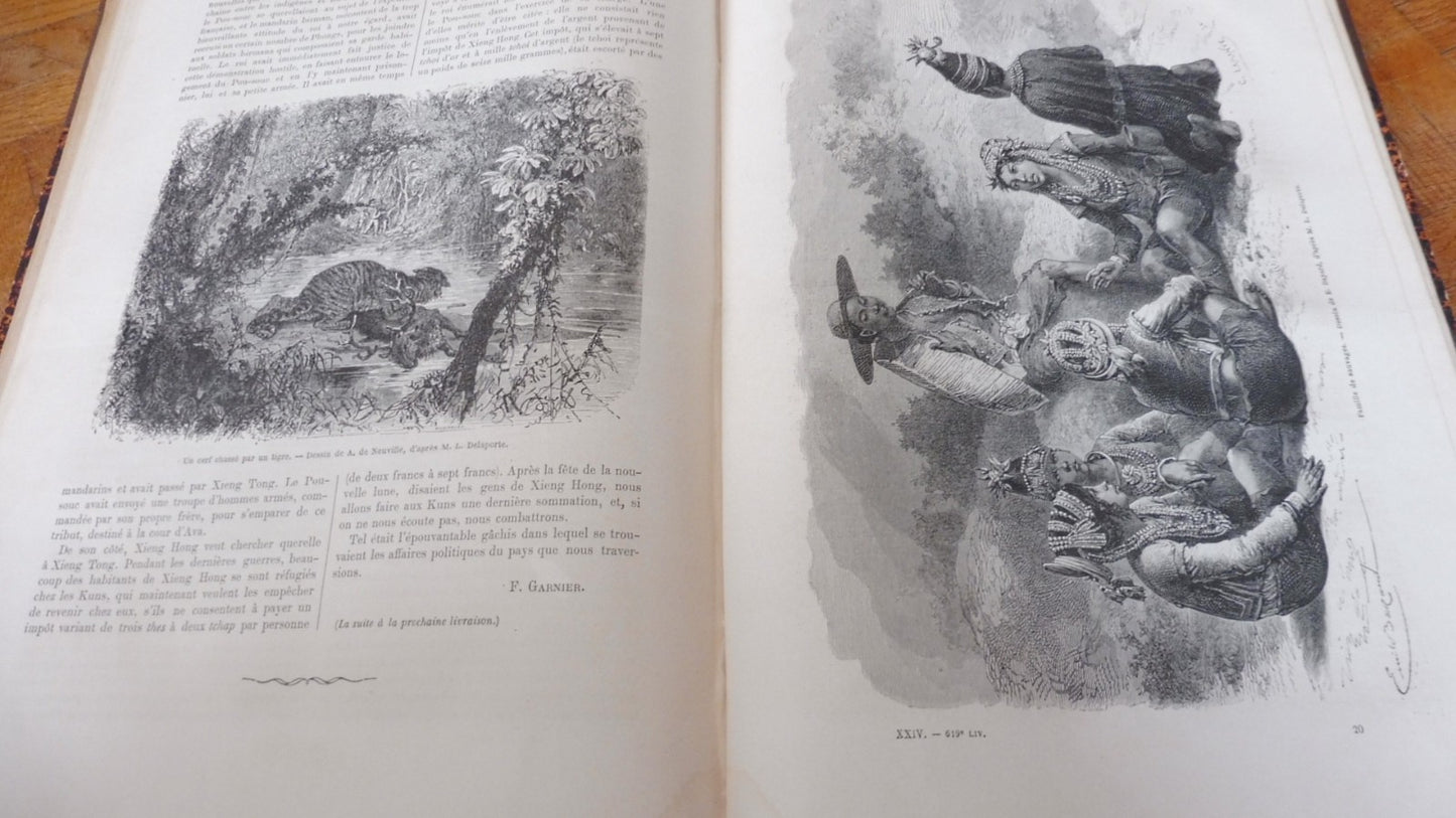 Le Tour du Monde. Année 1872 (E. Charton) 1872 2/2 INDE, INDOCHINE, RUSSIE...
