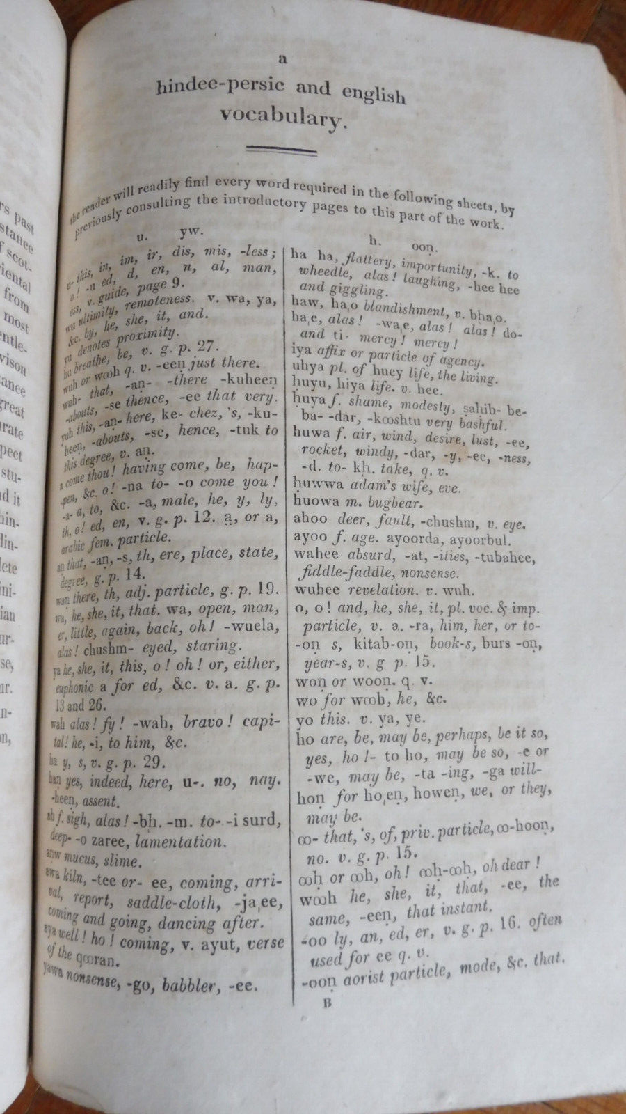 The Hindee moral preceptor. Persian grammar (J. Borthwick Gilchrist) 1821 RARE