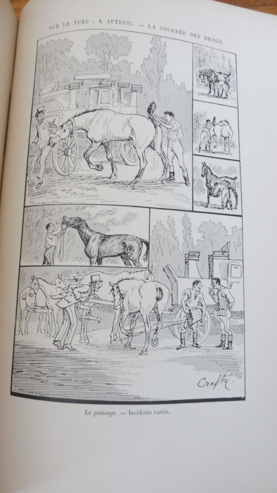 Sur le turf. Courses plates & Steeple-chase (Crafty) 1899 EQUITATION