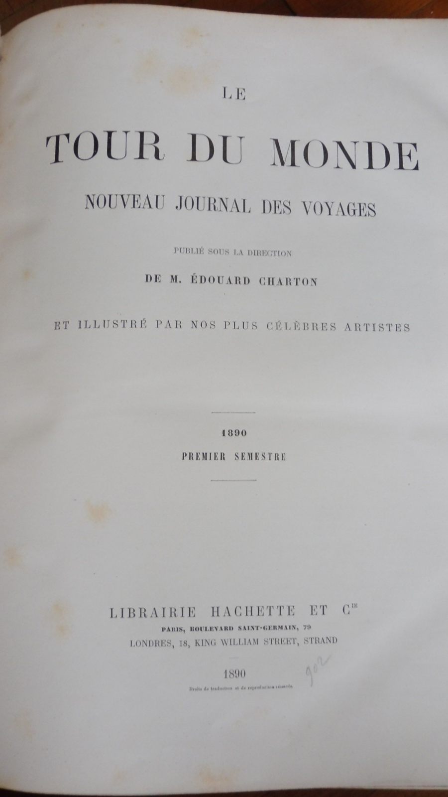 Le Tour du monde. Année 1890 (E. Charton) 1890 IRLANDE, TONKIN, SOUDAN, BORNEO..