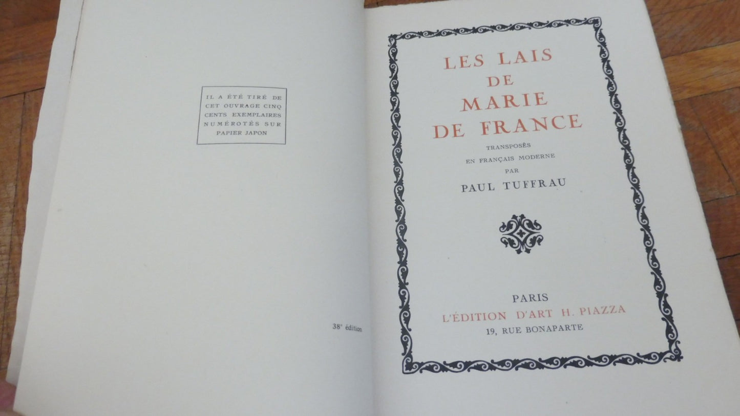 Les Lais de Marie de France (Tuffrau) 1932