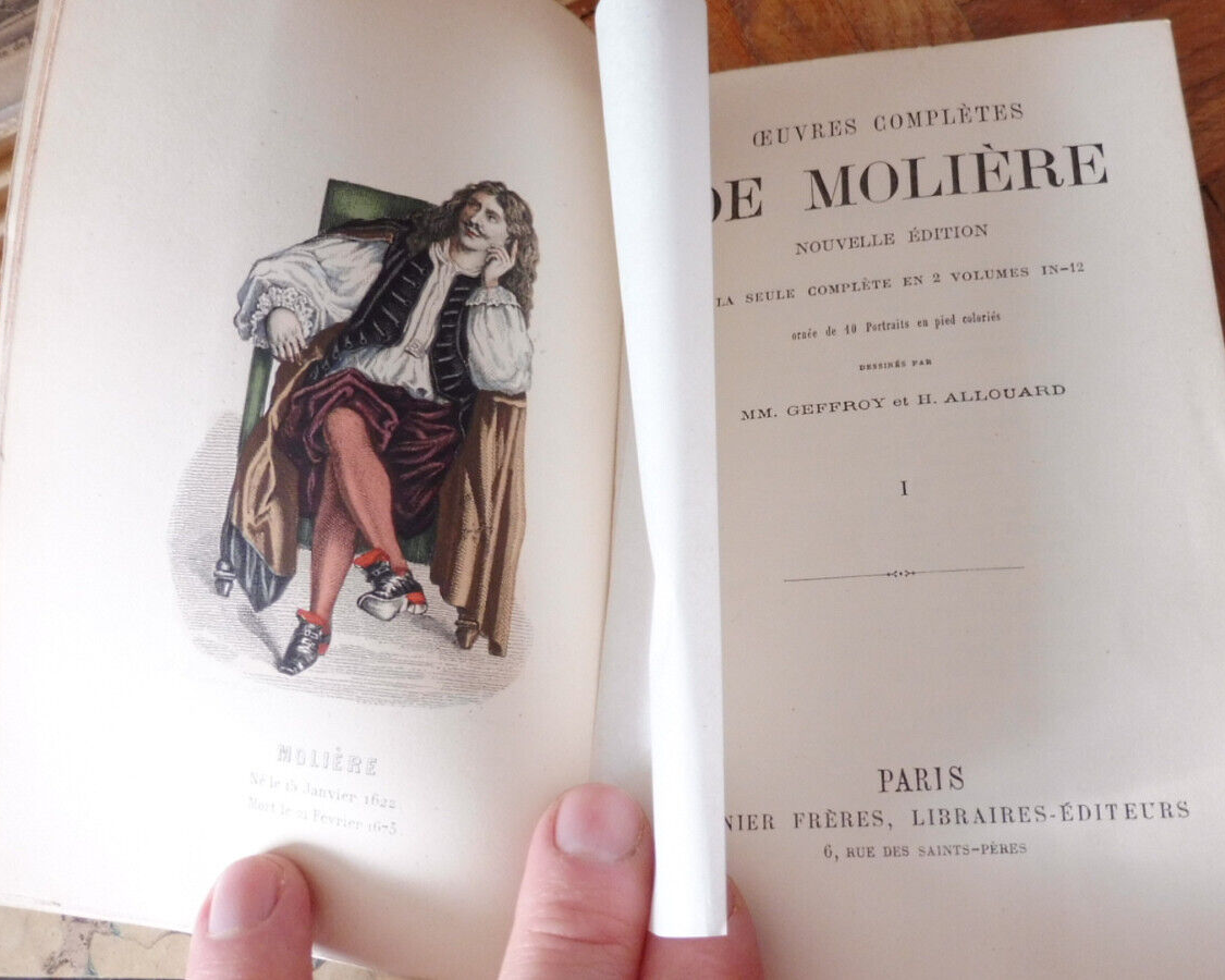Oeuvres complètes de Molière s.d. illus. Geffroy et Allouard