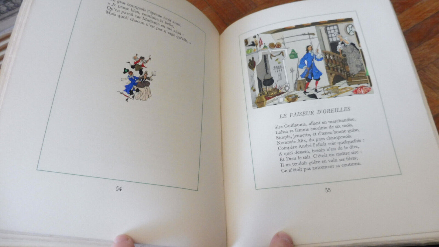 Contes de La Fontaine s.d. illus. Lemarié 2/2 NUMEROTE VELIN