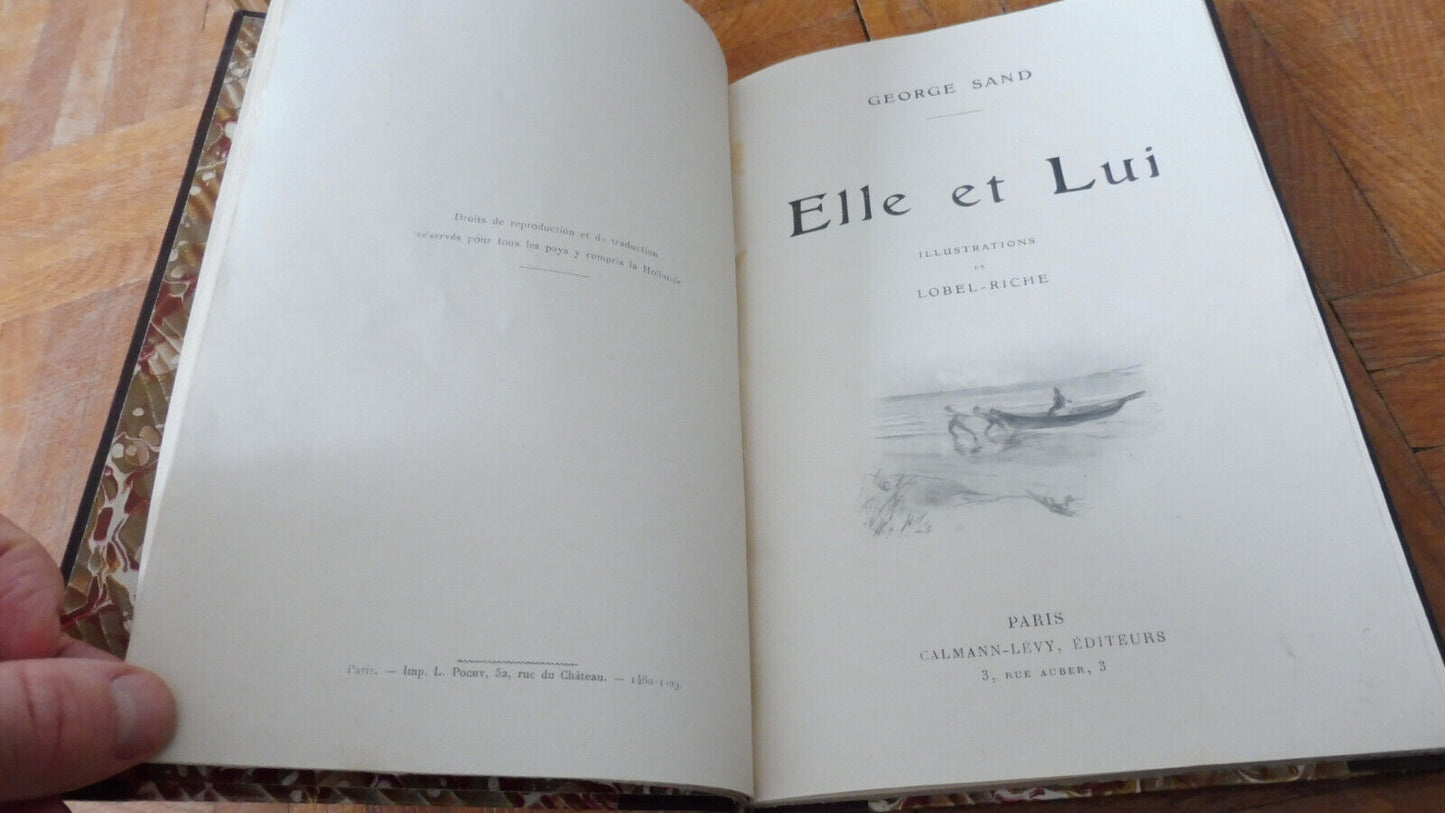 Elle et lui (George Sand) 1909 illus. Lobel-Riche