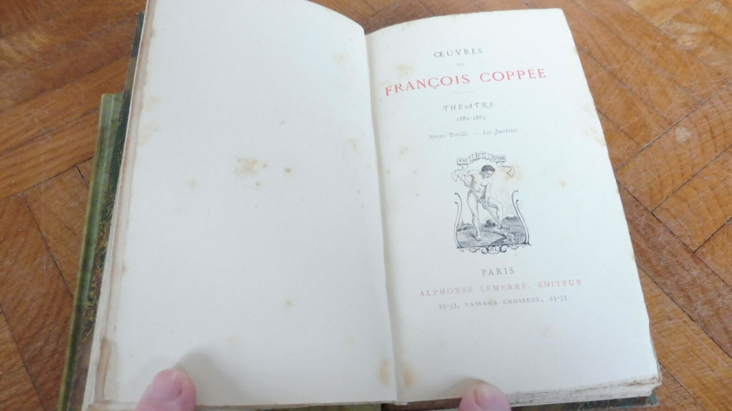Oeuvres de François Coppée 2 vol. s.d.