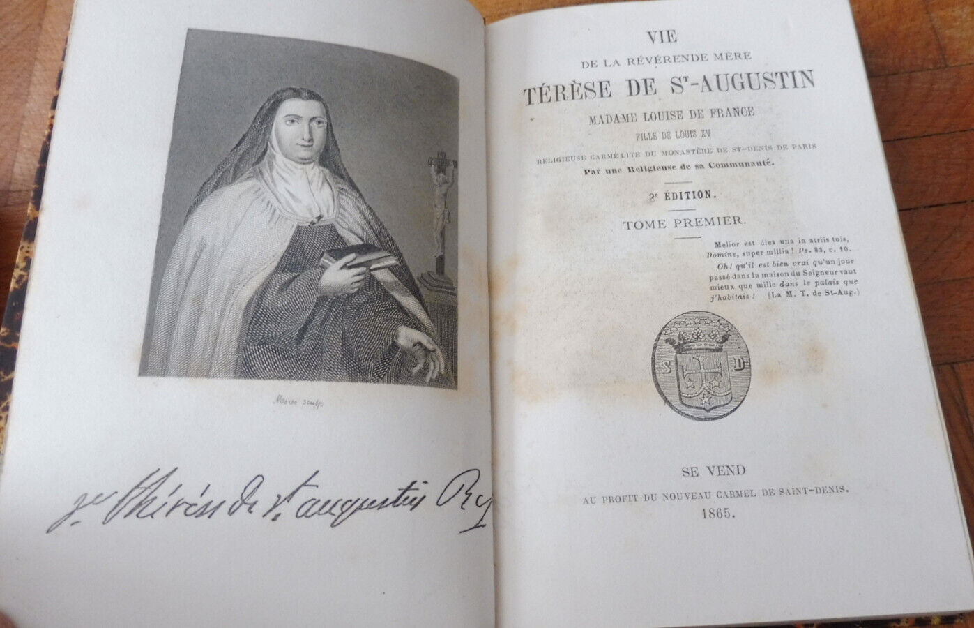 Vie de la révérende mère Térèse de St. Augustin 1865 2/2