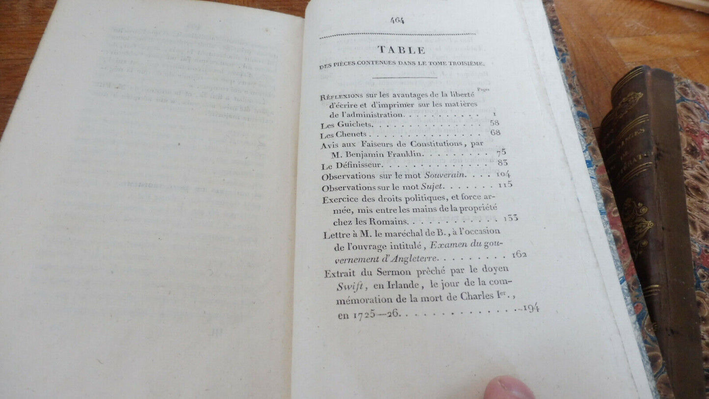 Mélanges de littérature (Morellet) 1818 4/4 EO