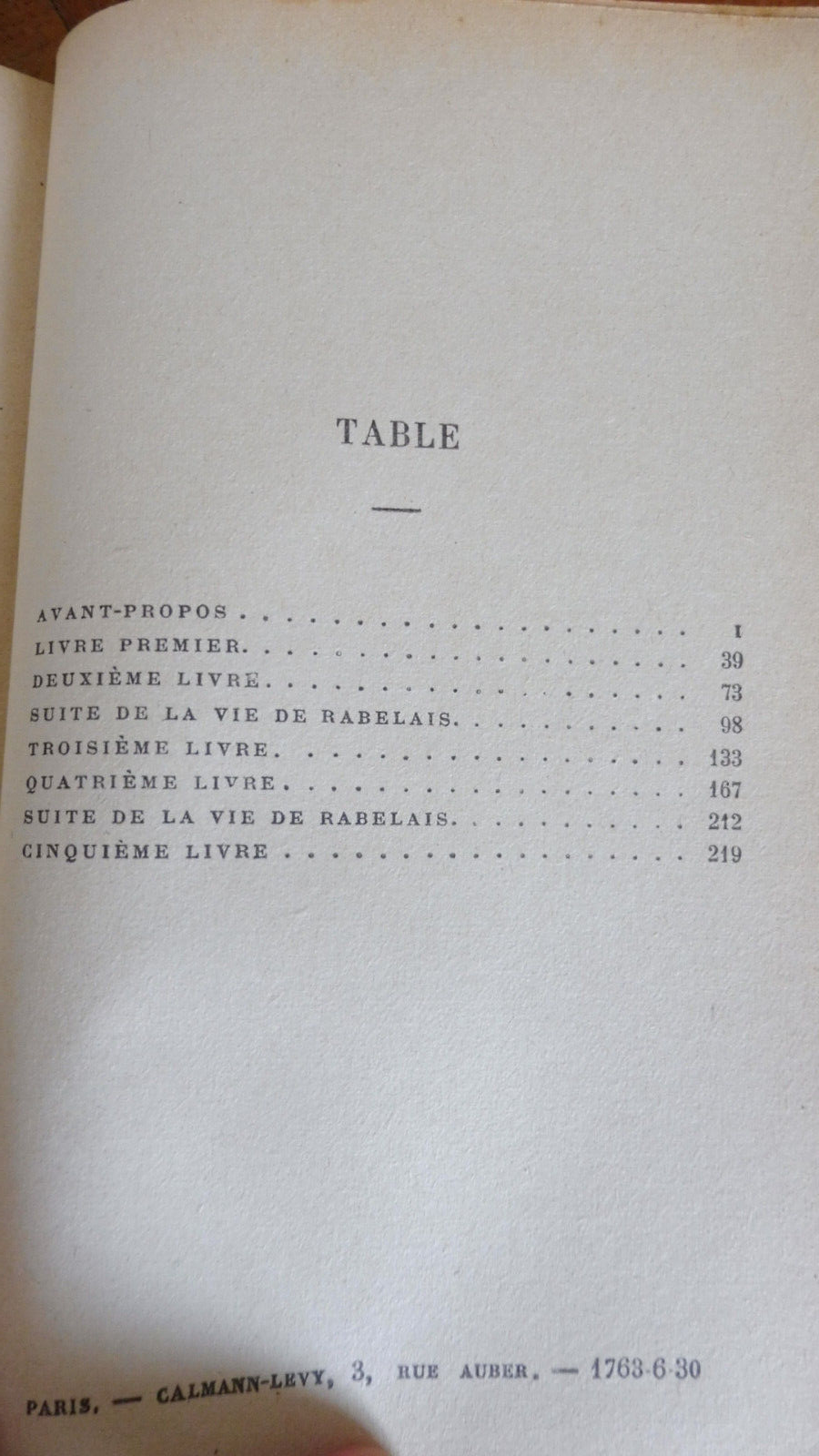 Rabelais (Anatole France) 1930