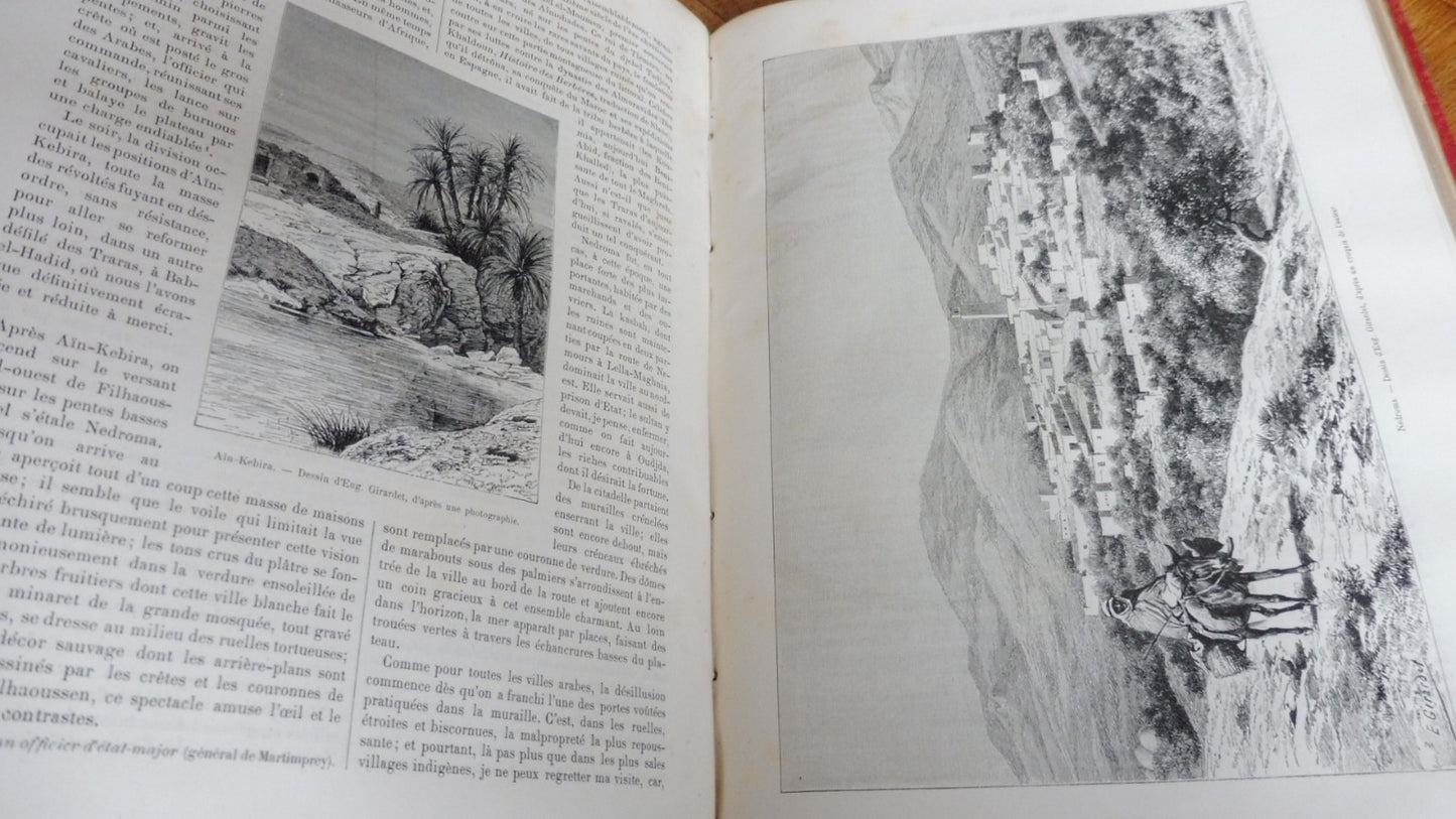 Le Tour du monde. Année 1889 (E. Charton) 1889 TONKIN, CANNIBALES, CHACO...