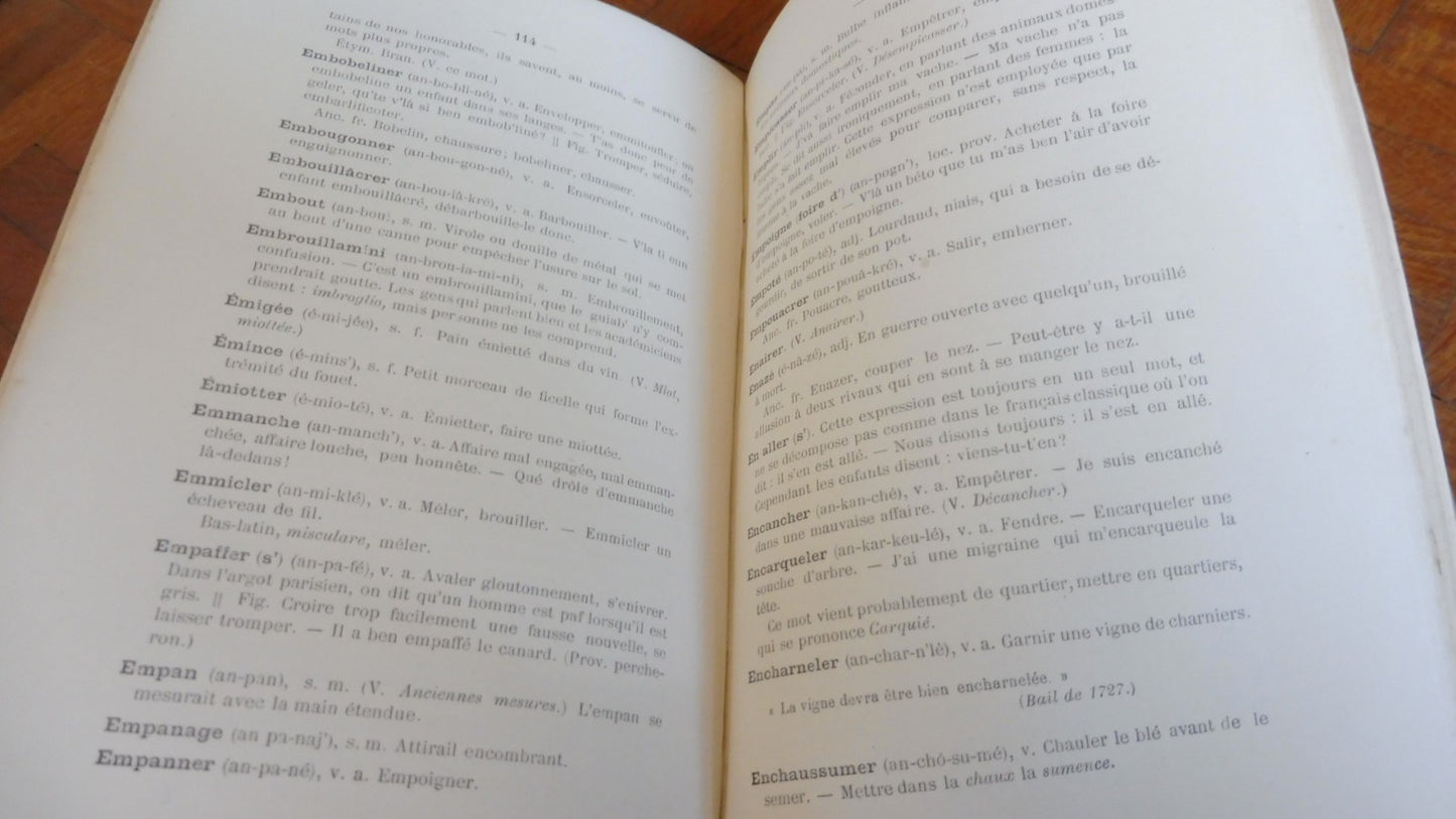 Glossaire du vendômois (Paul Martellière) 1893