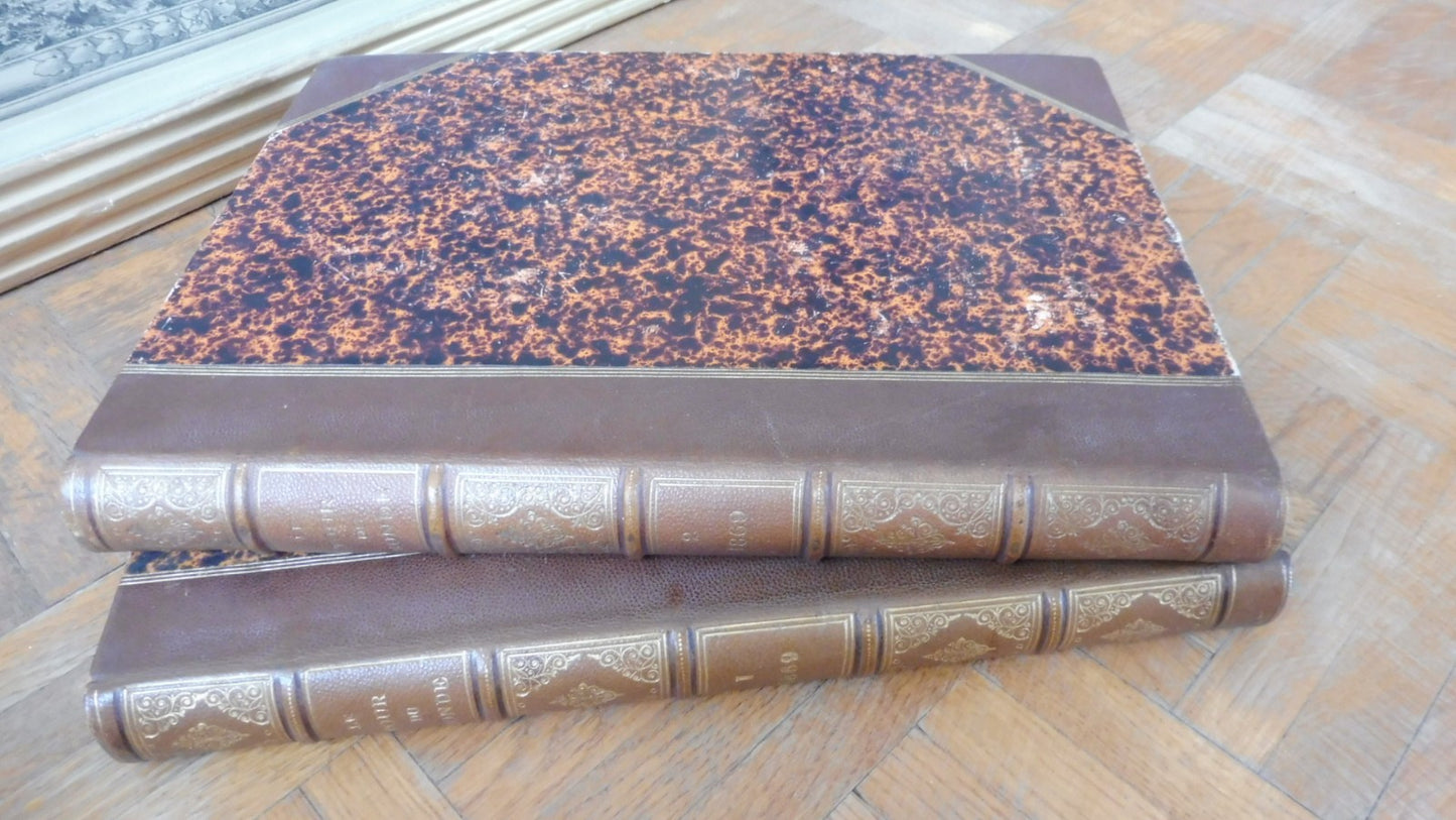Le Tour du Monde. Année 1869 (E. Charton) 1869 2/2 INDE, ESPAGNE, ALASKA...