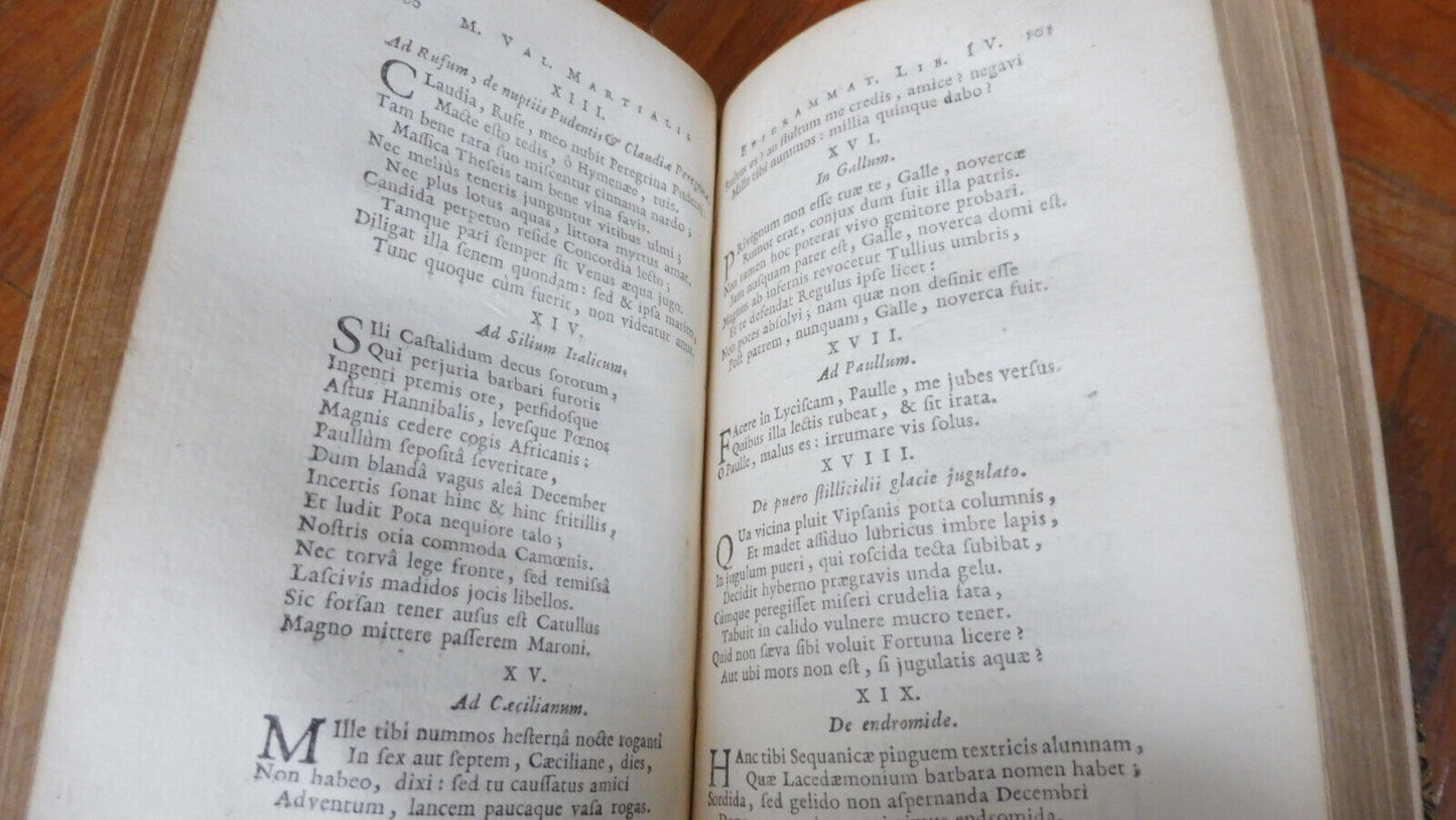 M. Valerii Martialis epigrammatum libri I 1754 2/2