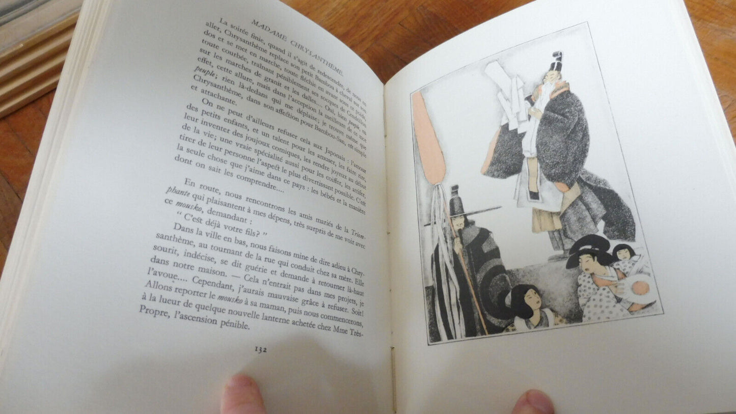 Madame Chrysantème (Pierre Loti) 1936 illus. Sauvage VELIN