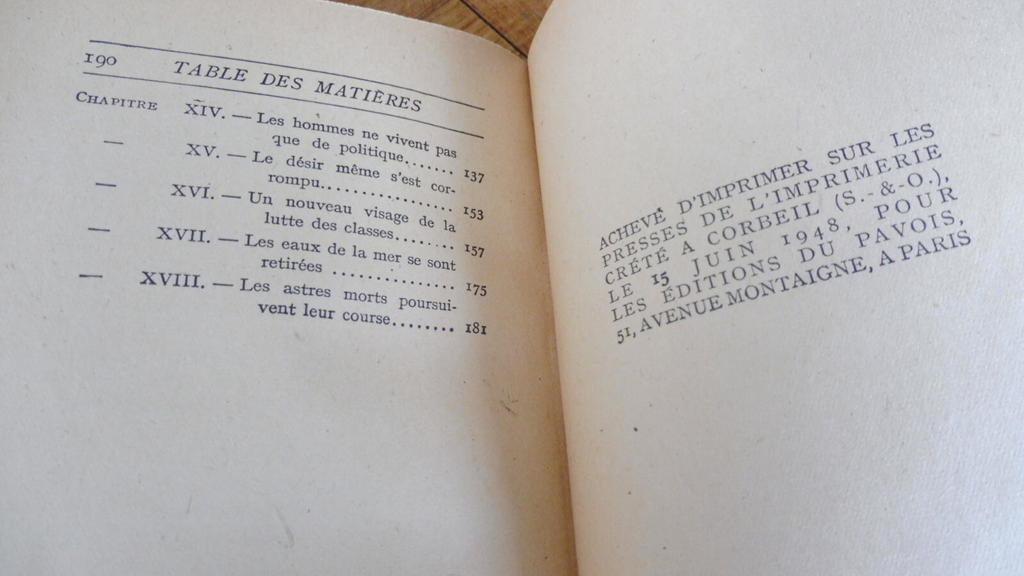 L'Univers concentrationnaire (David Rousset) 1946 EO