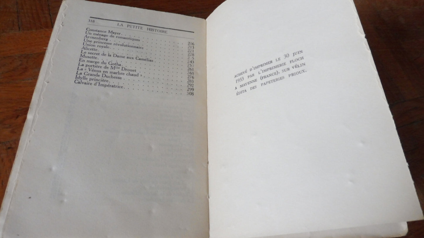 Femmes. Amours évanouies (G. Lenotre) 1933