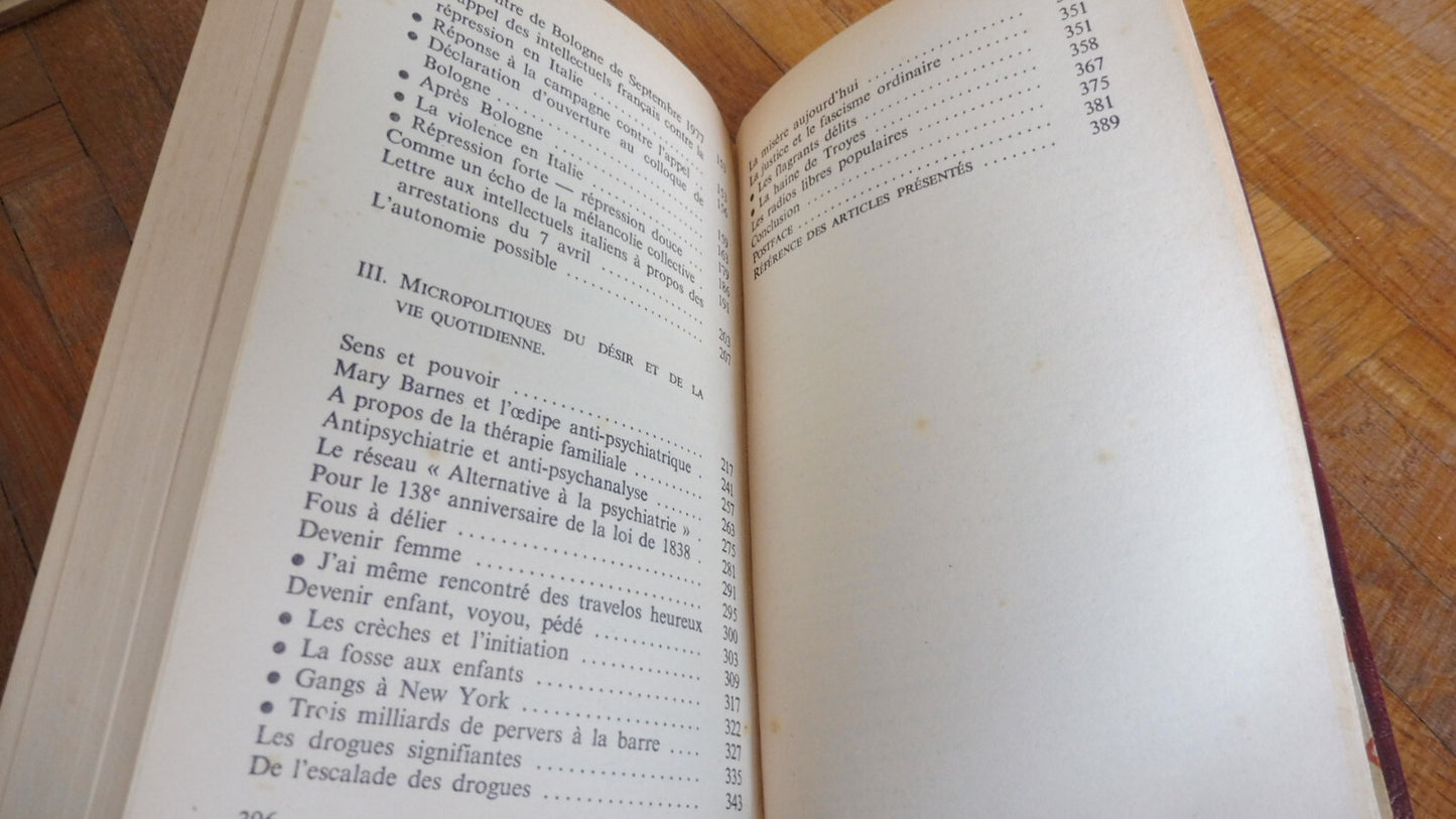 La Révolution moléculaire (Félix Guattari) 1980