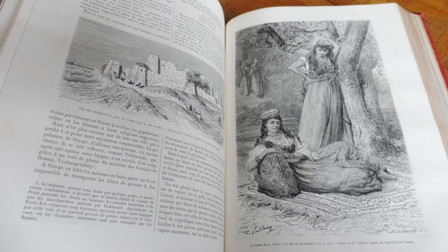 Le Tour du monde. Année 1889 (E. Charton) 1889 TONKIN, CANNIBALES, CHACO...