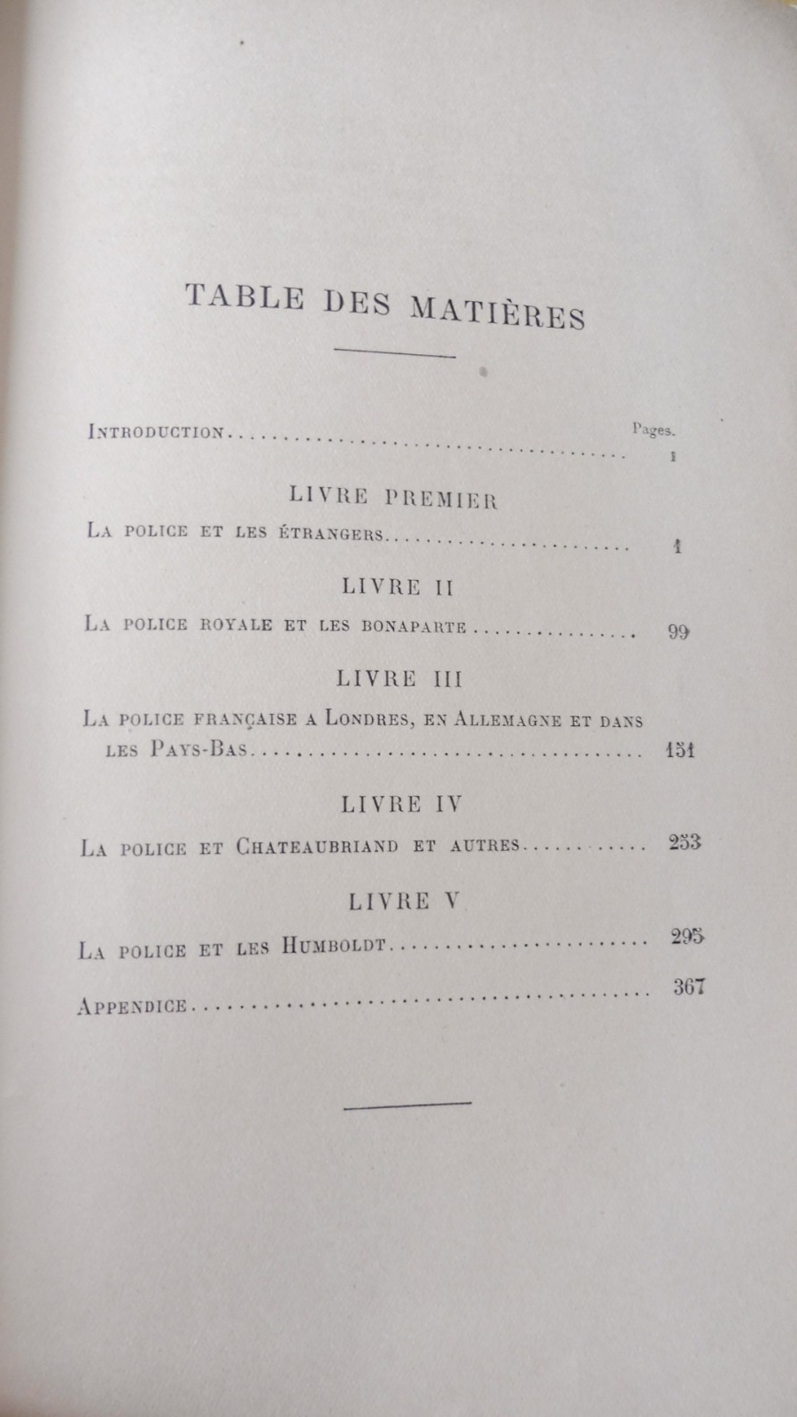 La Police politique 1815-1820 (Ernest Daudet) 1912