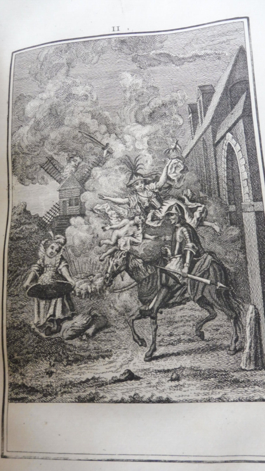 Histoire de l'admirable Don Quichotte (Cervantès) 1798 4/4 illus. COYPEL