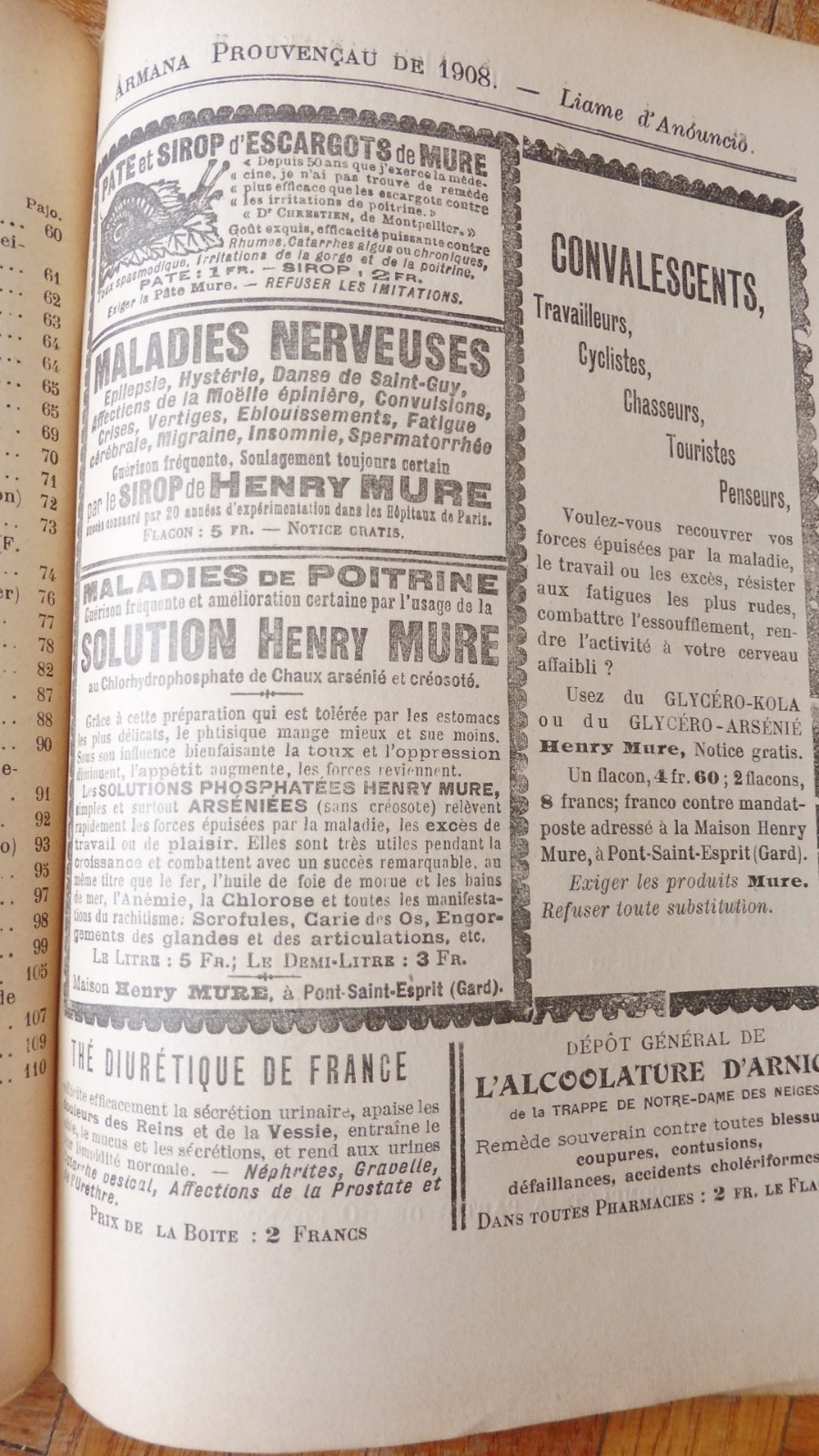 Armana prouvençau - almanach provençal 1908