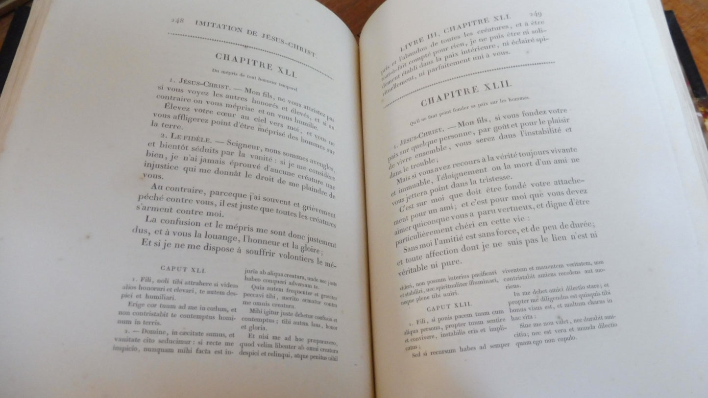 L'imitation de Jésus Christ (Rochette) 1830 RELIURE MULLER