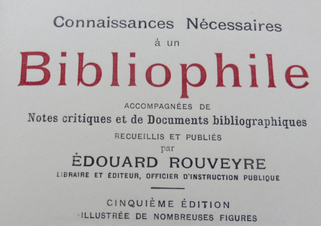 De la délicatesse en bibliophilie
